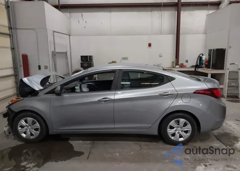 2016 Hyundai Elantra Se from USA, damaged, VIN 5NPDH4AE0GH697288